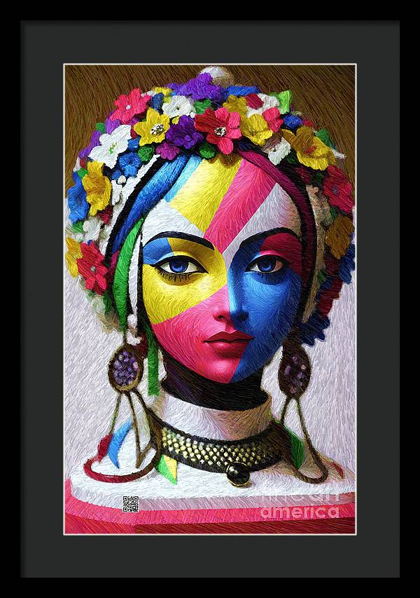 Women of all colors - Framed Print
