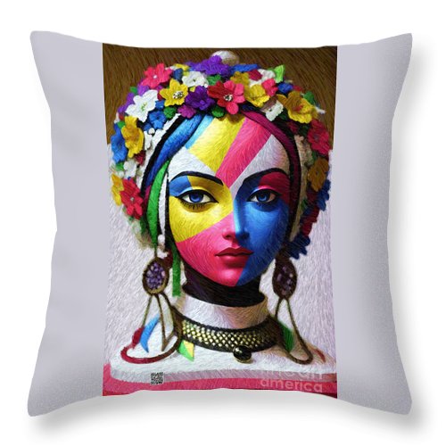 Women of all colors - Throw Pillow