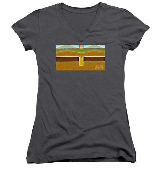 Year 2058 - Women's V-Neck T-Shirt