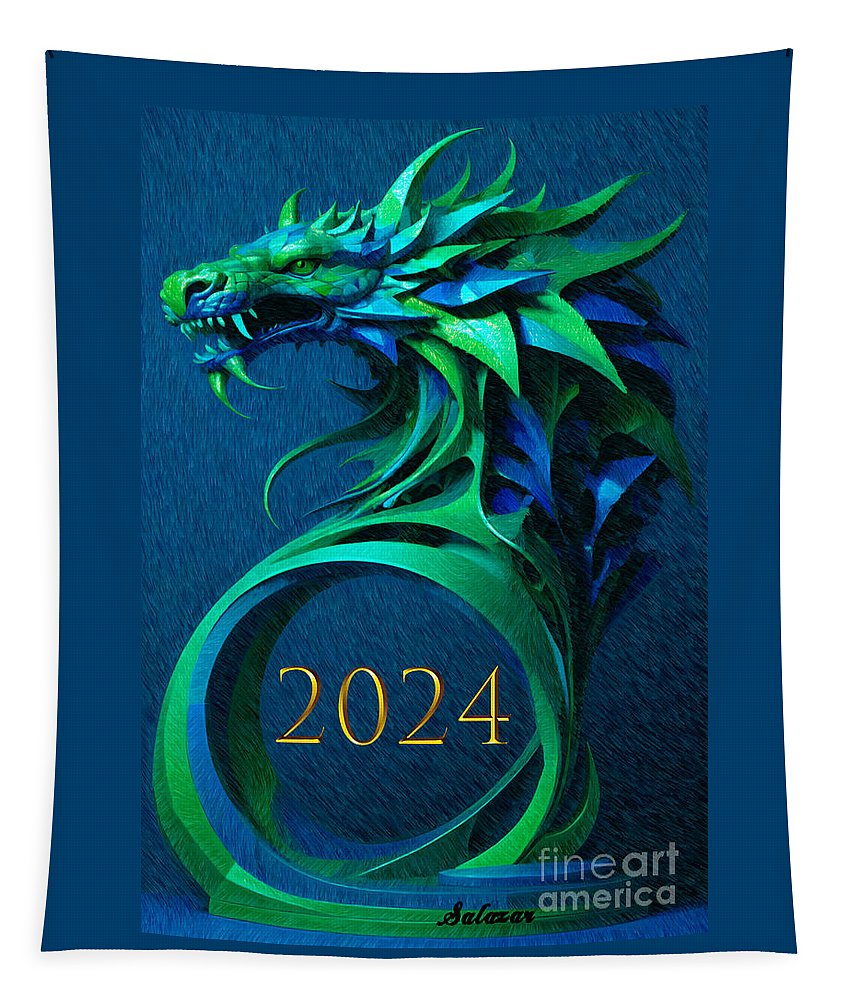 Year of the Green Dragon 2024 - Tapestry