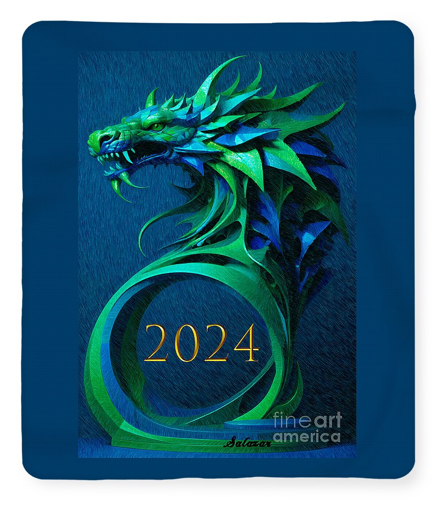 Year of the Green Dragon 2024 - Blanket