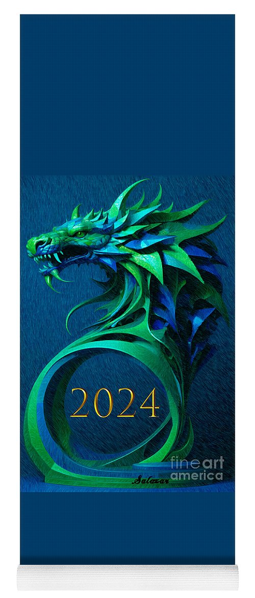 Year of the Green Dragon 2024 - Yoga Mat