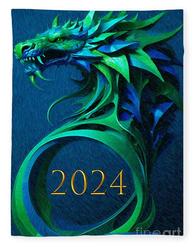 Year of the Green Dragon 2024 - Blanket