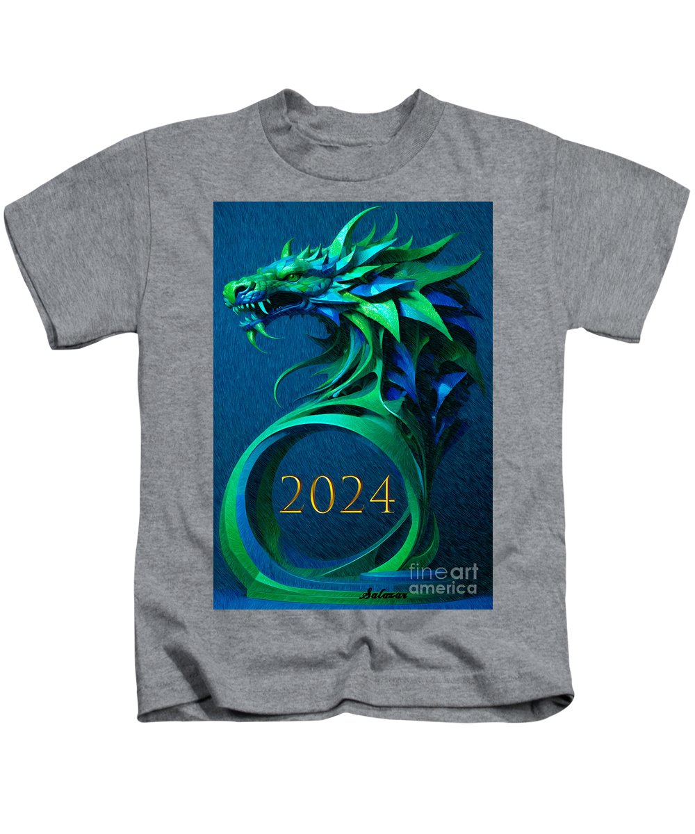 Year of the Green Dragon 2024 - Kids T-Shirt
