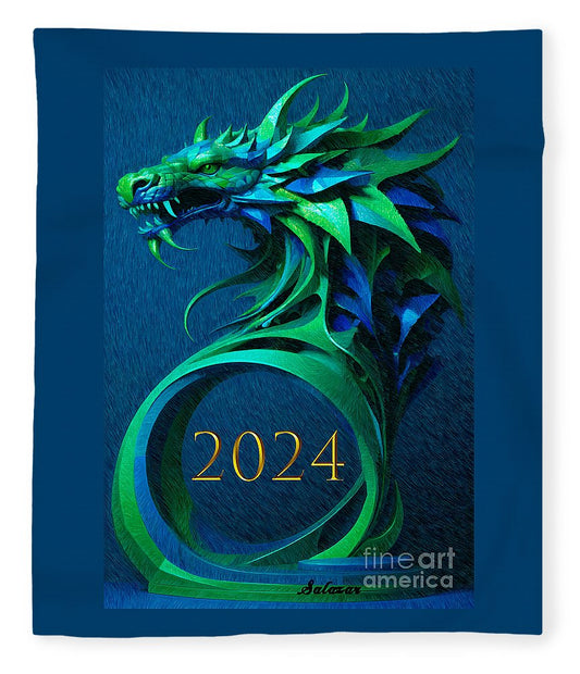 Year of the Green Dragon 2024 - Blanket