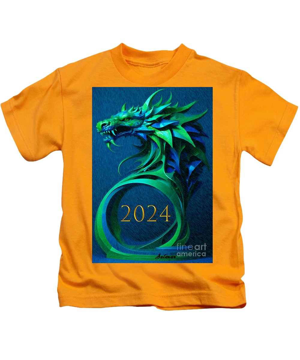 Year of the Green Dragon 2024 - Kids T-Shirt