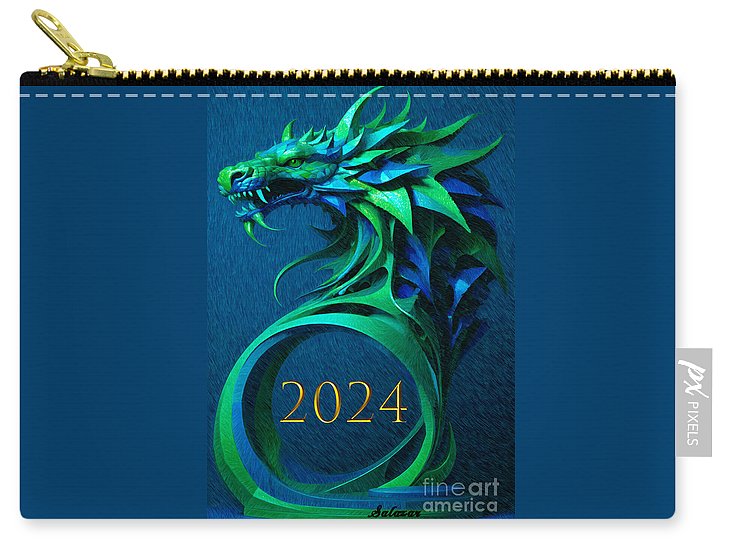 Year of the Green Dragon 2024 - Zip Pouch