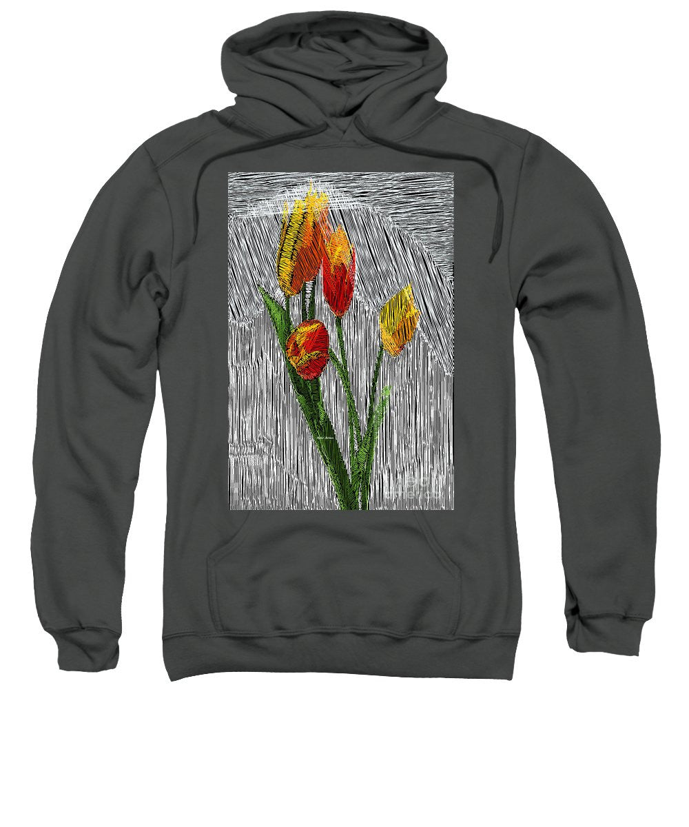 Sweatshirt - Yellow Tulips