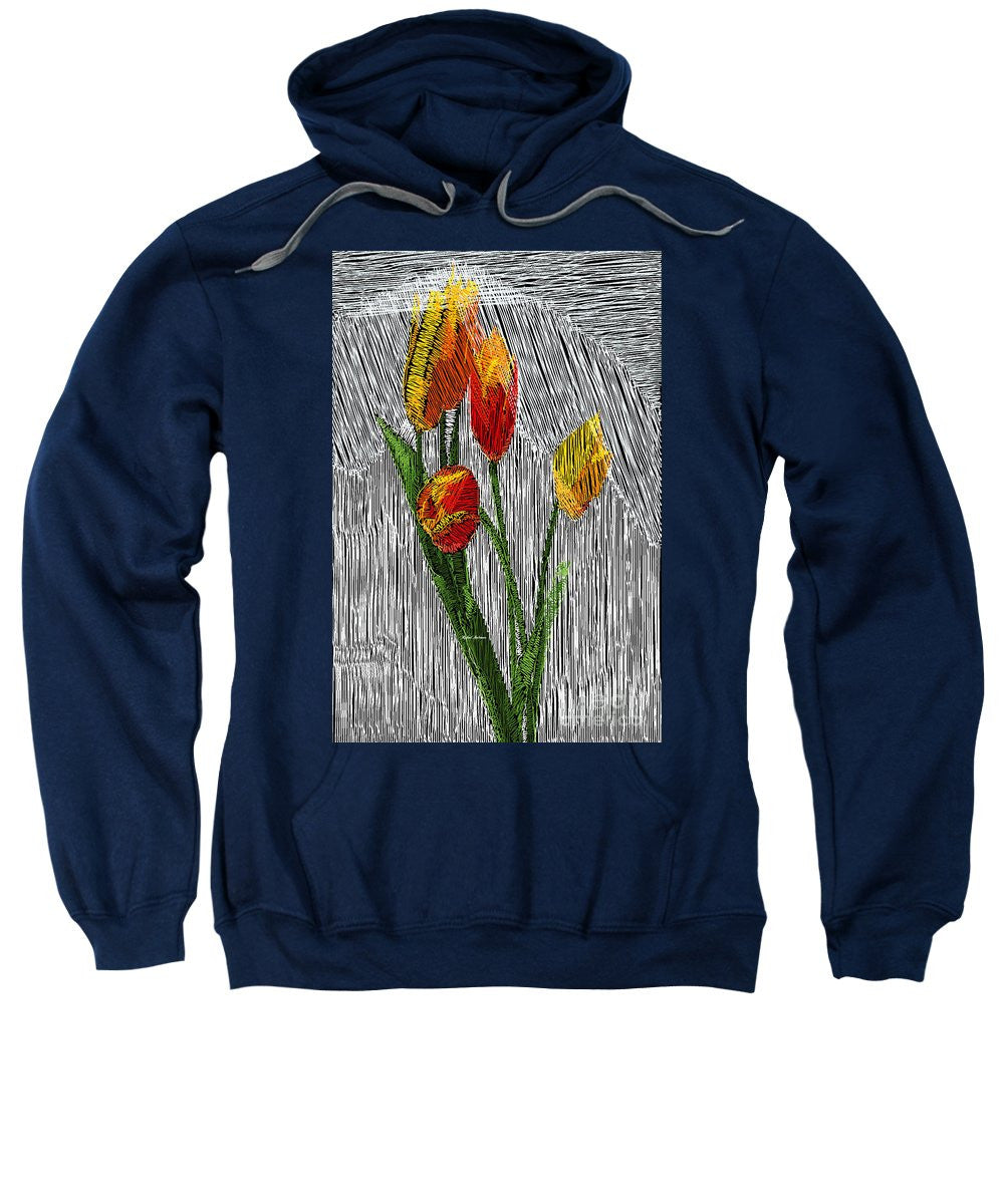 Sweatshirt - Yellow Tulips