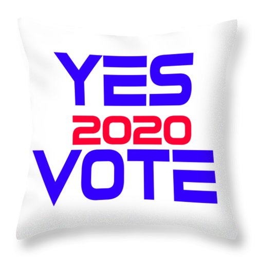 Yes Vote 2020 - Throw Pillow