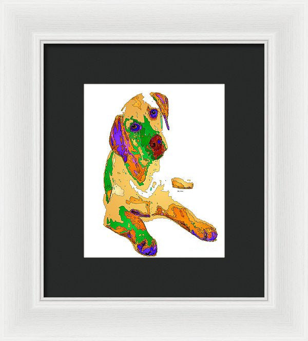 Framed Print - You And Me Forever. Pet Series