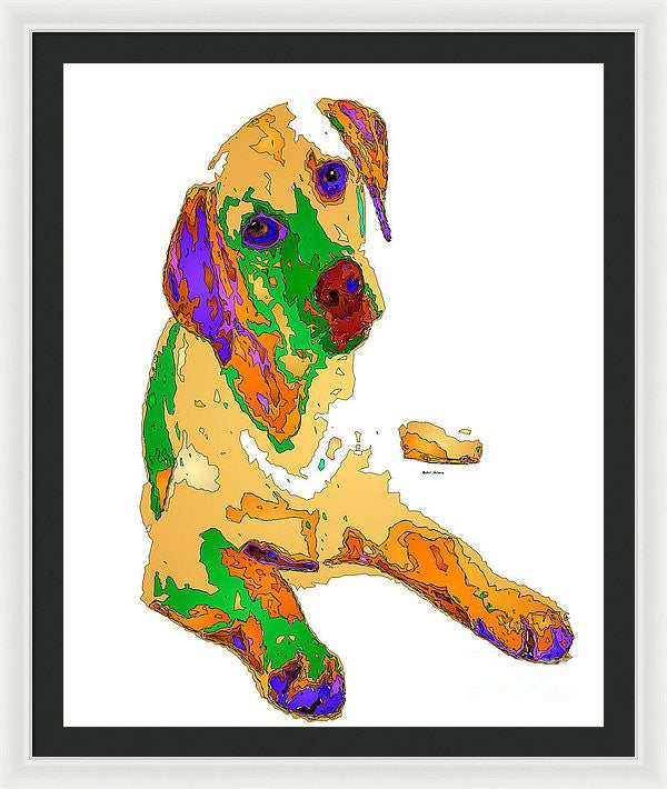 Framed Print - You And Me Forever. Pet Series