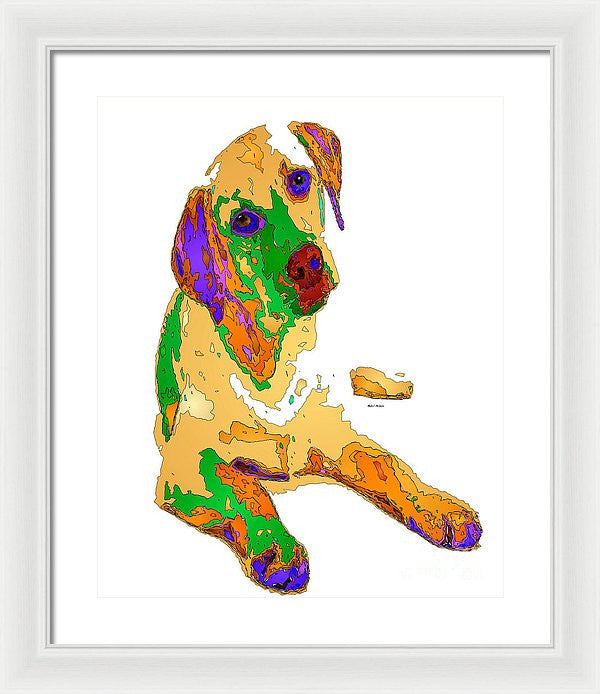 Framed Print - You And Me Forever. Pet Series