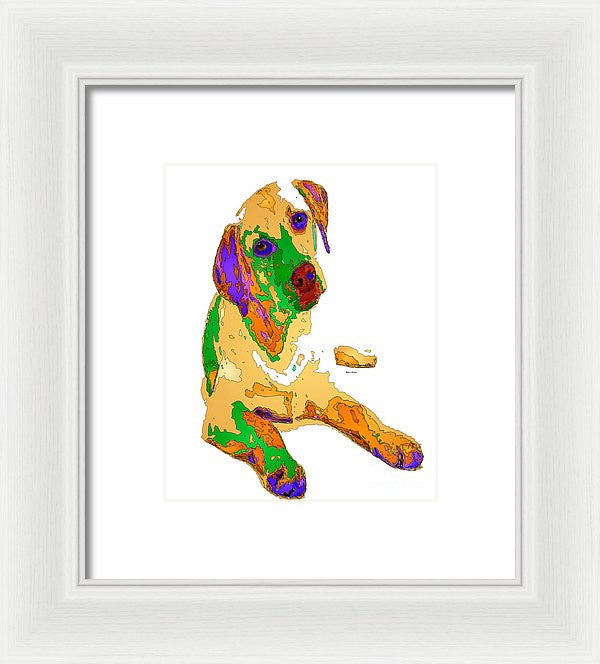 Framed Print - You And Me Forever. Pet Series