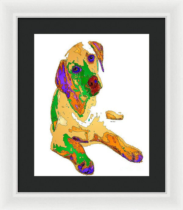 Framed Print - You And Me Forever. Pet Series