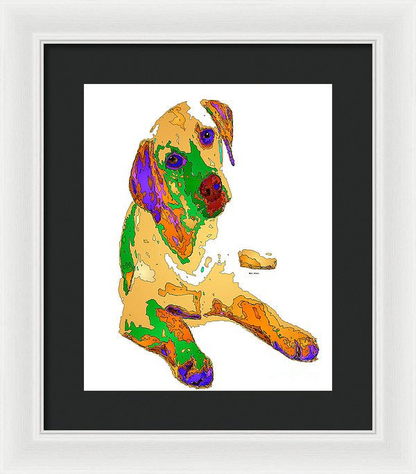 Framed Print - You And Me Forever. Pet Series