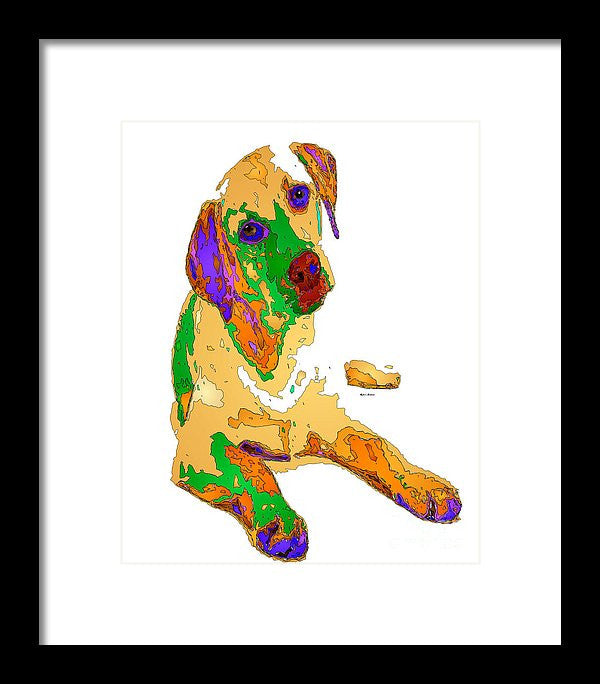 Framed Print - You And Me Forever. Pet Series