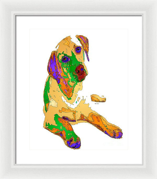 Framed Print - You And Me Forever. Pet Series