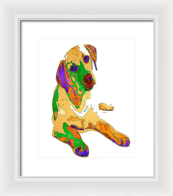 Framed Print - You And Me Forever. Pet Series