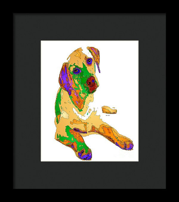 Framed Print - You And Me Forever. Pet Series