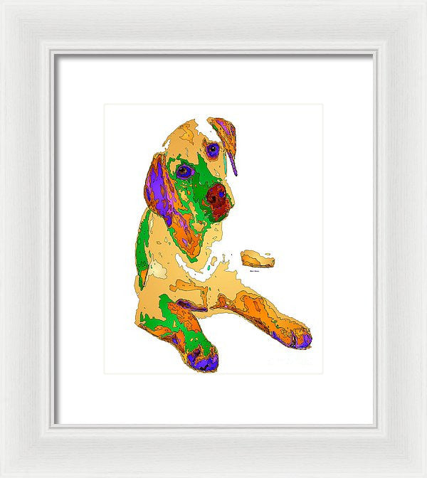 Framed Print - You And Me Forever. Pet Series