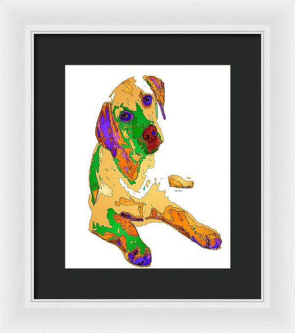 Framed Print - You And Me Forever. Pet Series