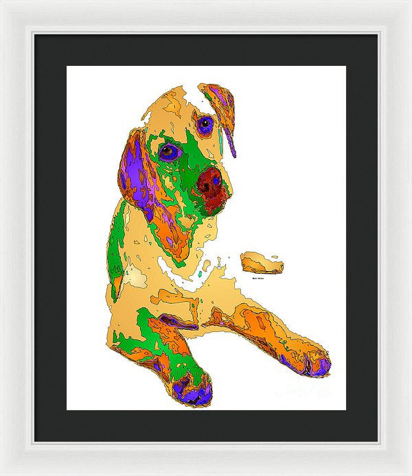 Framed Print - You And Me Forever. Pet Series