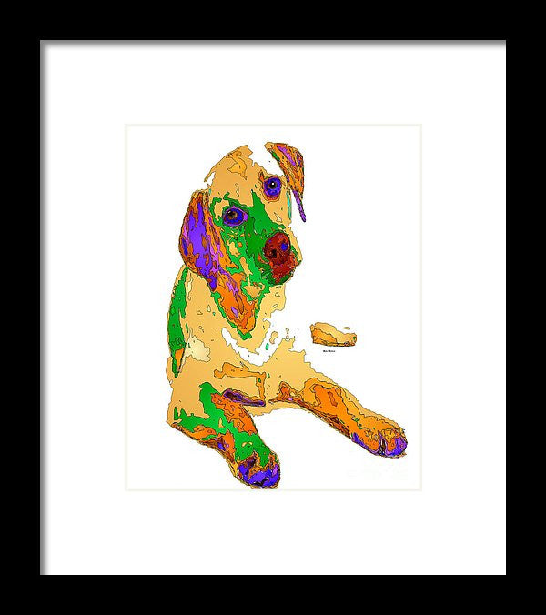 Framed Print - You And Me Forever. Pet Series